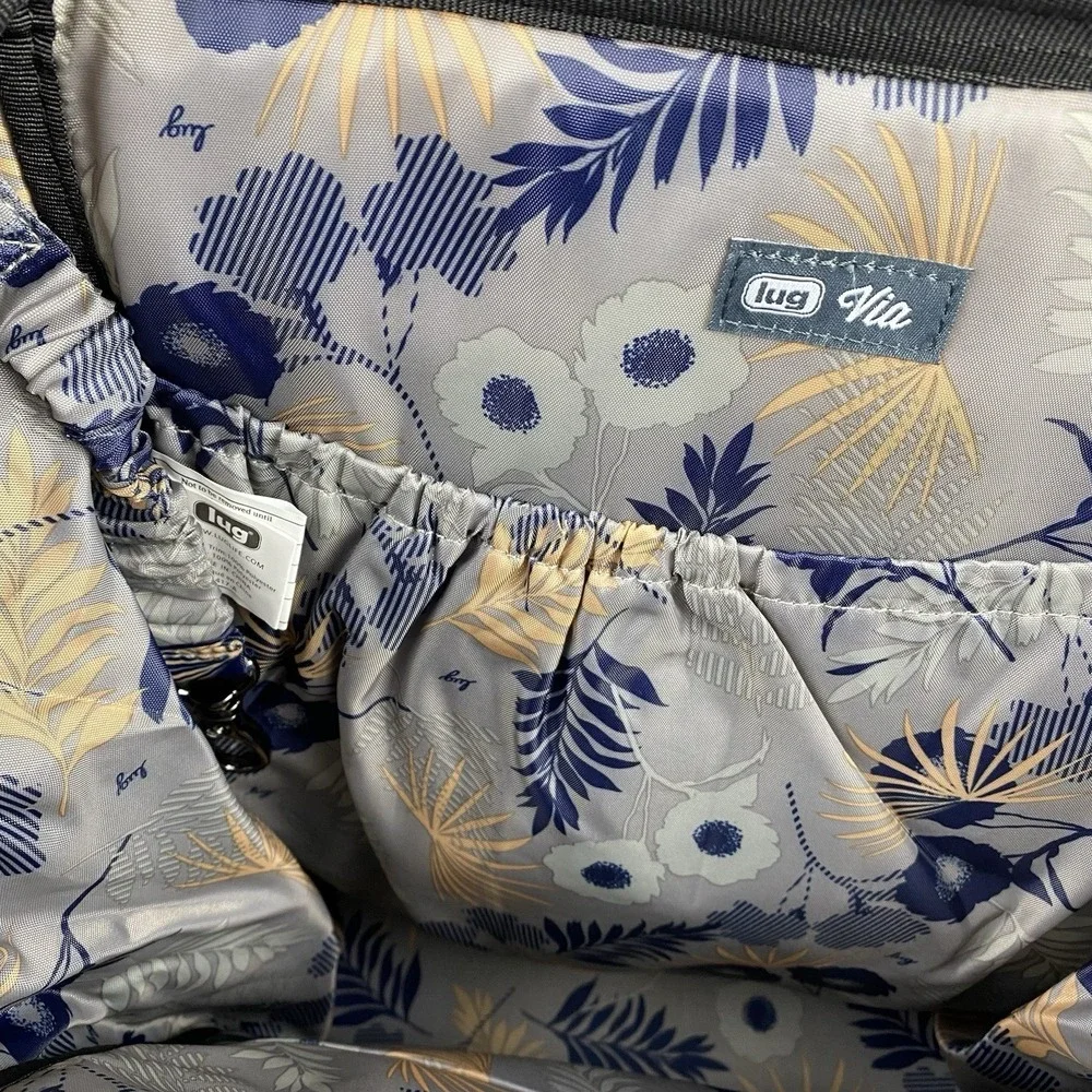 Lug Via 2 Large Tote Bag Heather Grey 16"x10" New - Picture 7 of 7